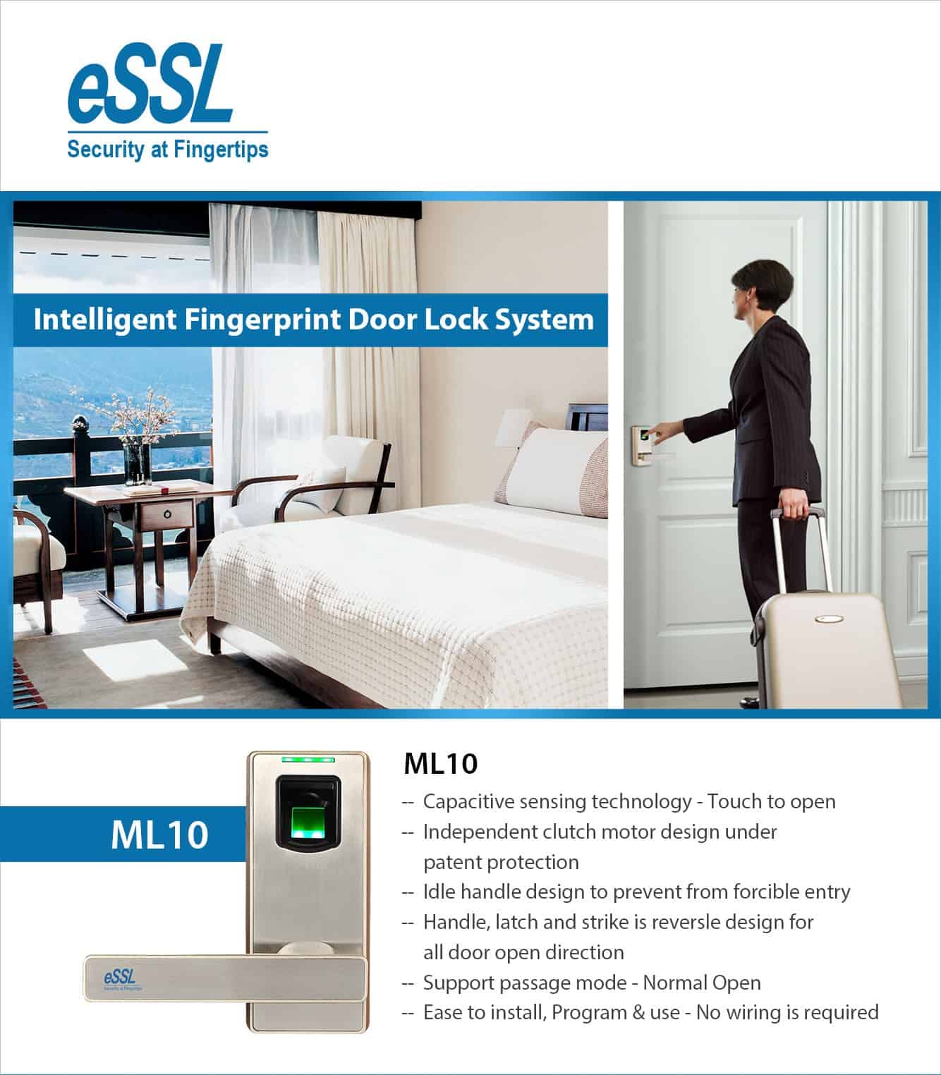 essl fingerprint door lock ML10