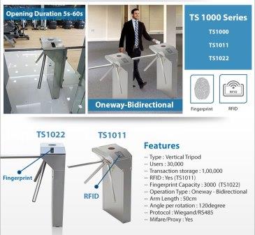 Security Tripod Turnstile TS1000-Series