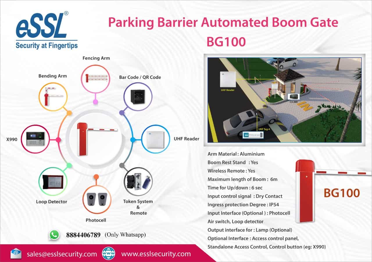 Most Secure Boom Gate System Parking Barrier
