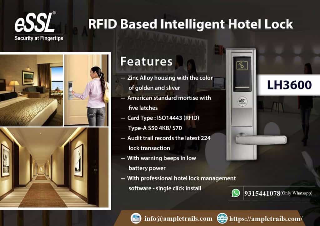 RFID Hotel Lock eSSL LH3600
