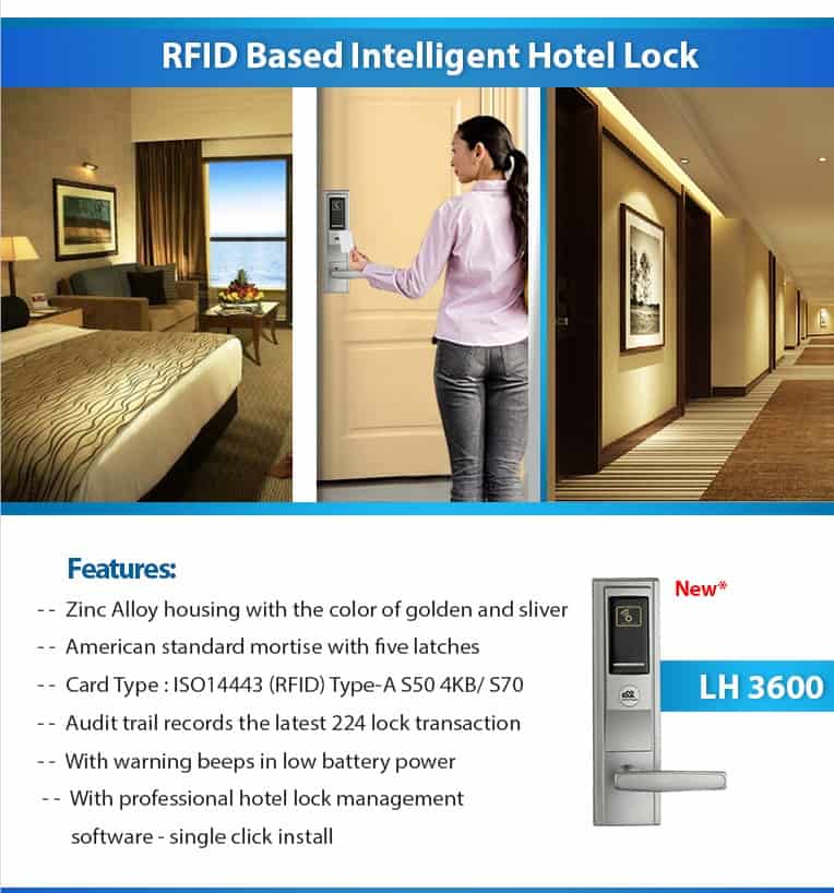 RFID Hotel Lock LH 3600
