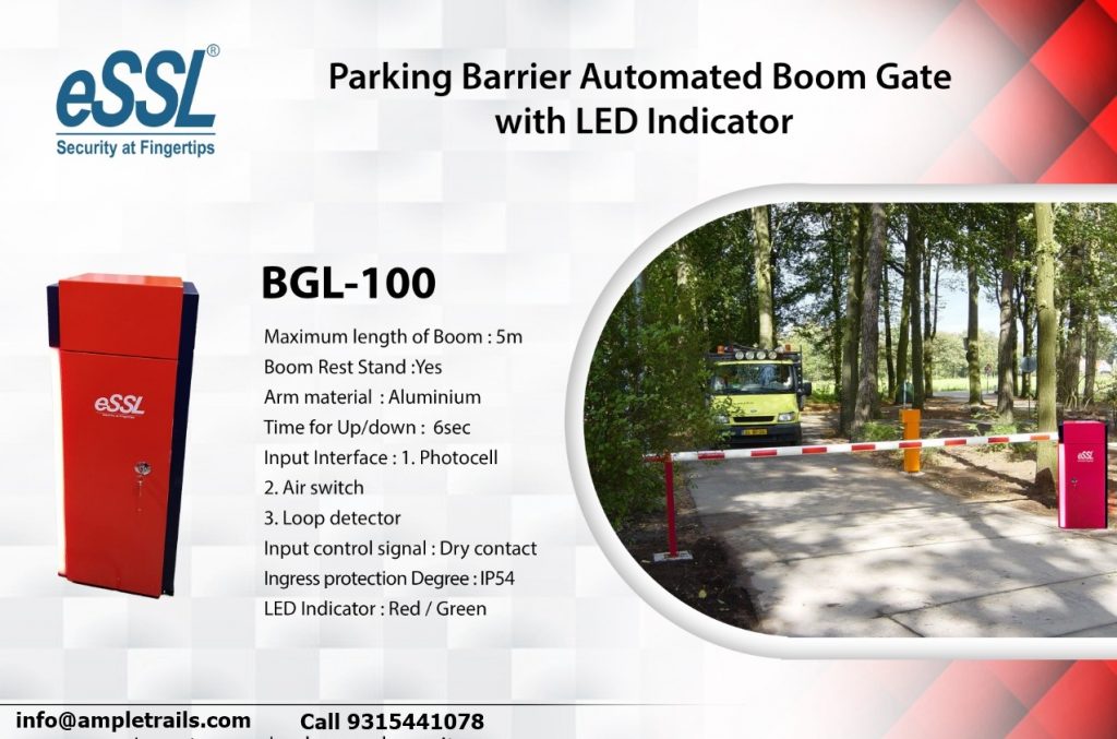 Parking Barrier Automated Boom Gate with LED Indicator
