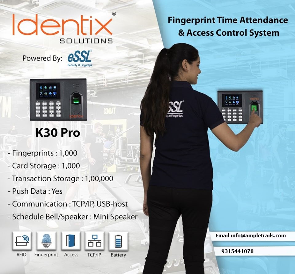 eSSL K30 Pro Fingerprint Time Attendance and Access Control System