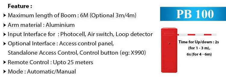 Features of RFID Based Automated Parking Gate Solution
