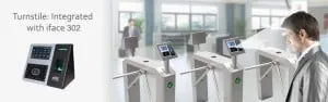 Turnstile Integrated Face Reader