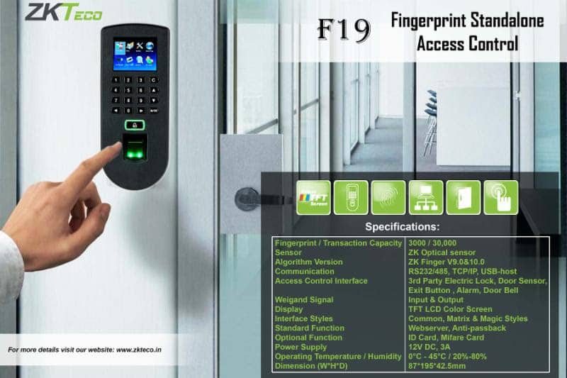ZKTeco Standalone Access Control