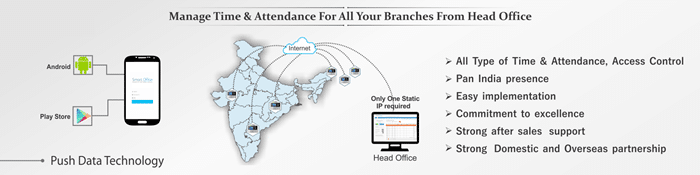 Multi Location Attendance machine