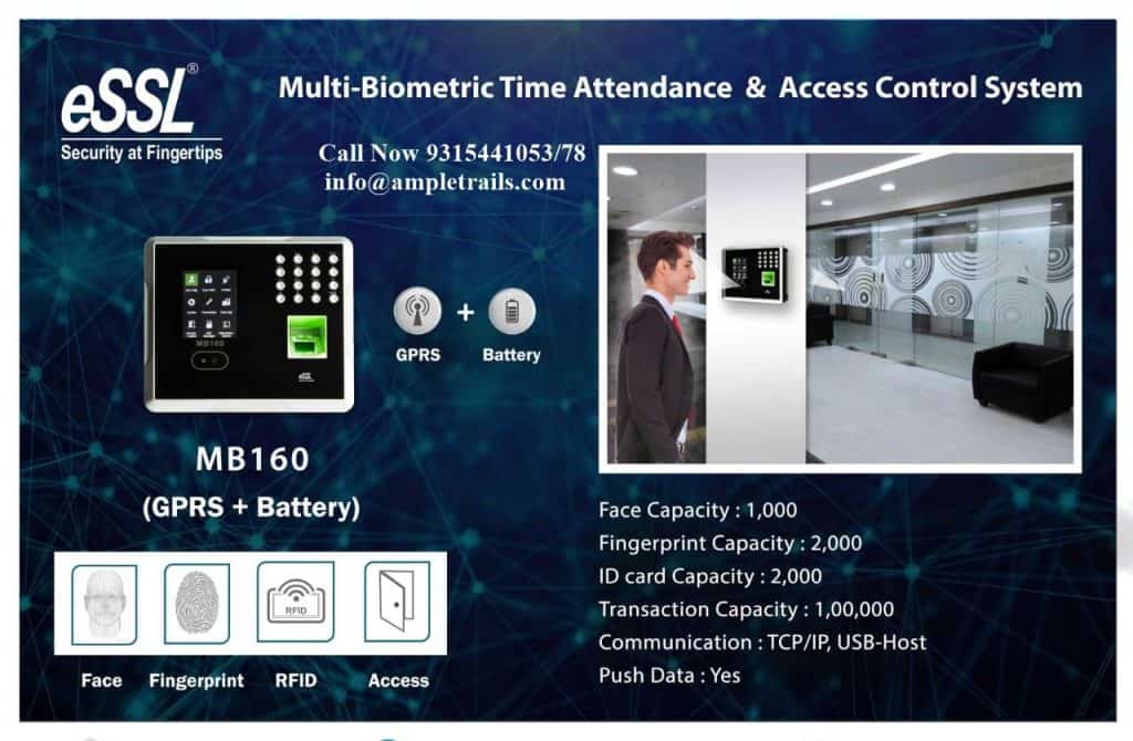 Face Attendance Machine with battery backup and 3G