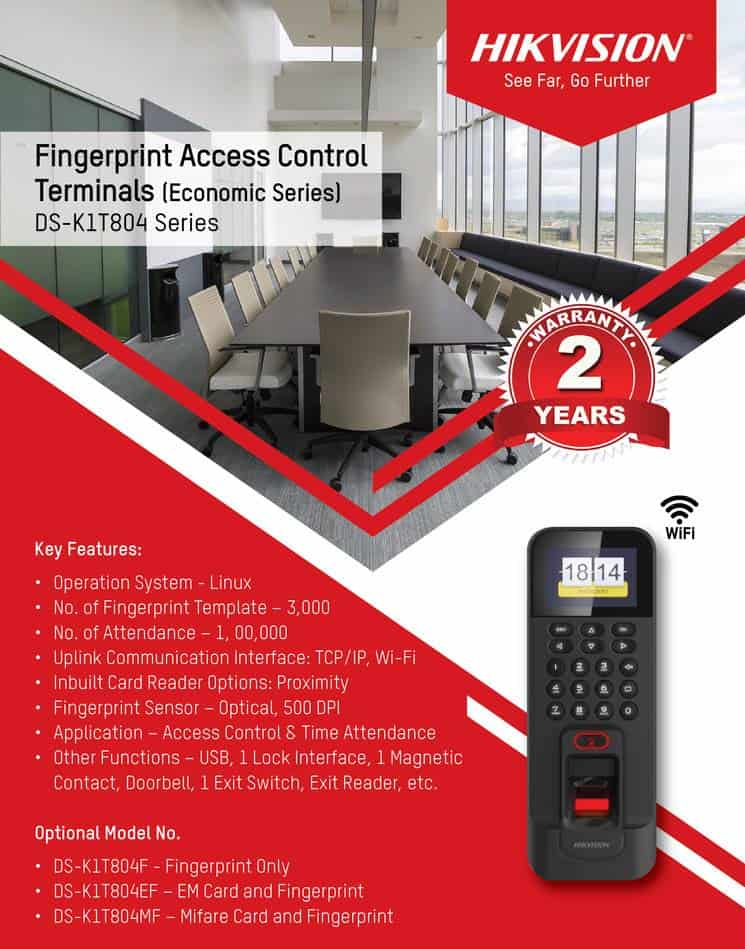 Fingerprint Access Control Terminals
