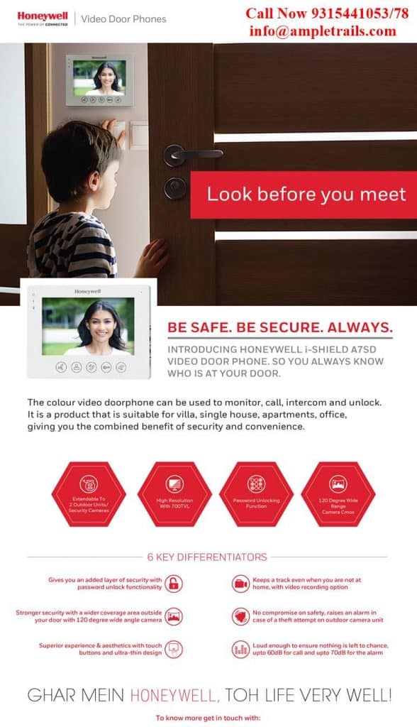 i-Shield range of Video door phones from Honeywell