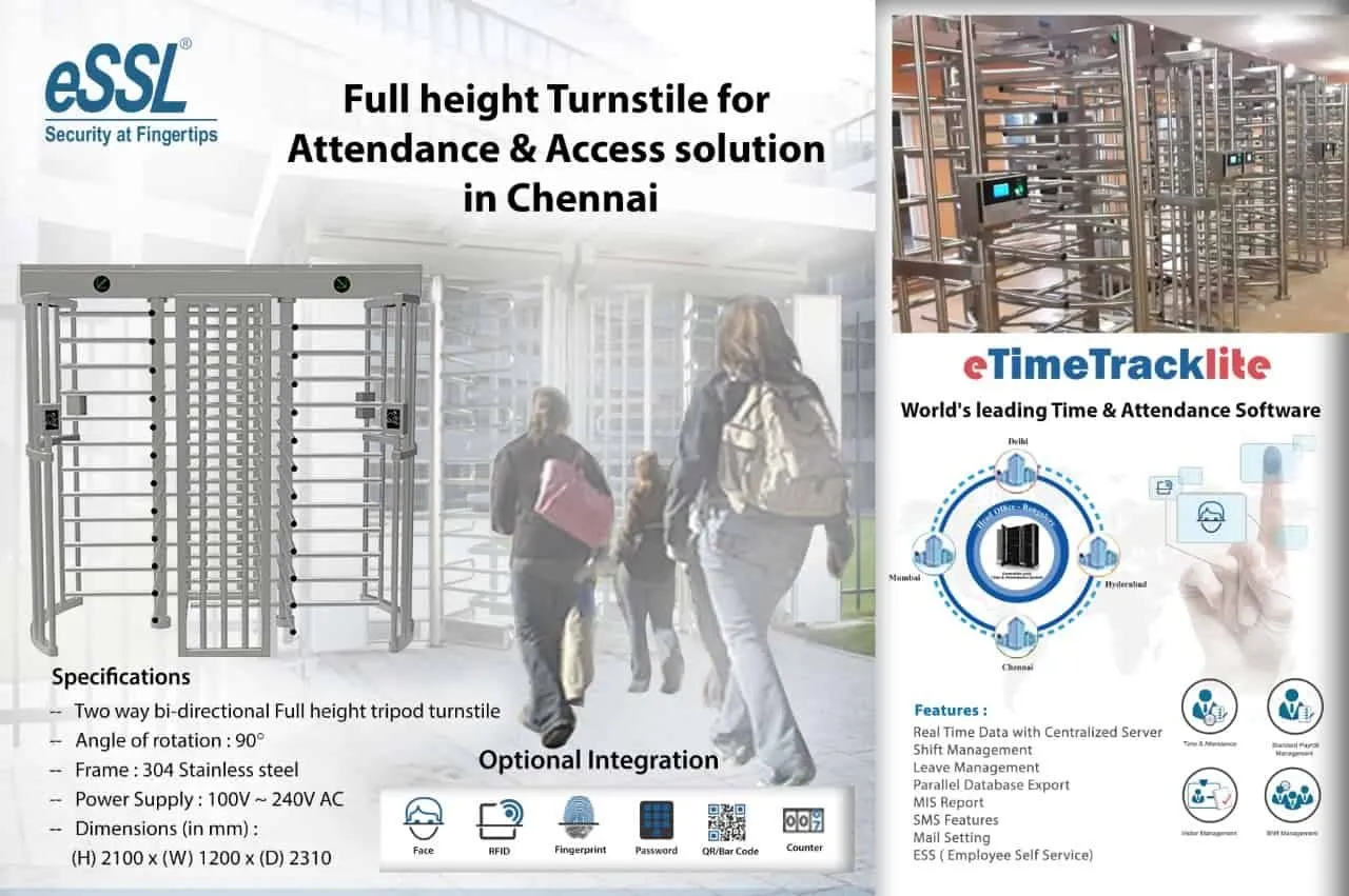 Full Height Turnstiles — AmpleTrails India