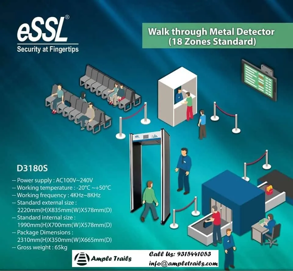 Door Frame Metal Detector DFMD