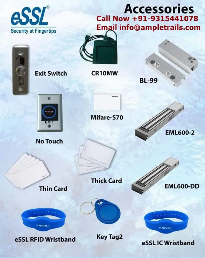 Accessories of Access Control System — AmpleTrails India