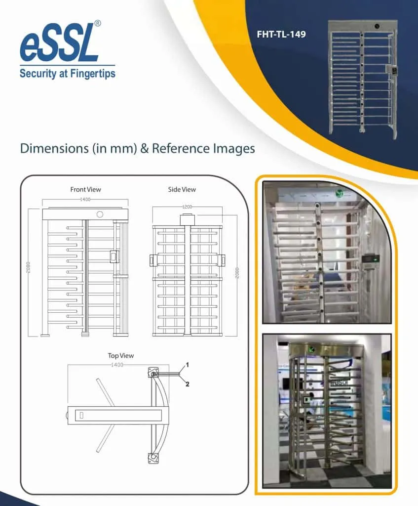 Full Height Turnstile Installation Photo