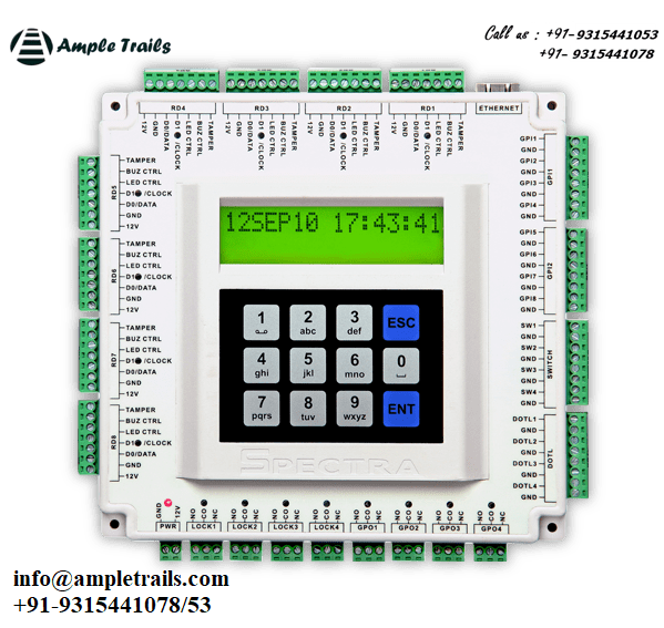 Spectra QuadXs-2C 4 Door Controller 8 Reader Door Access