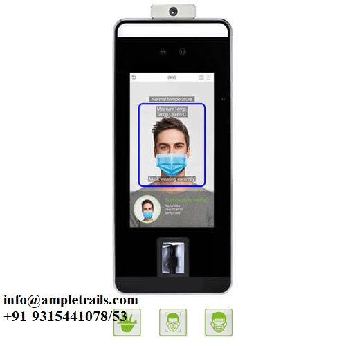 SpeedFaceV5L Face Palm vein Mask Body Temperature Detection