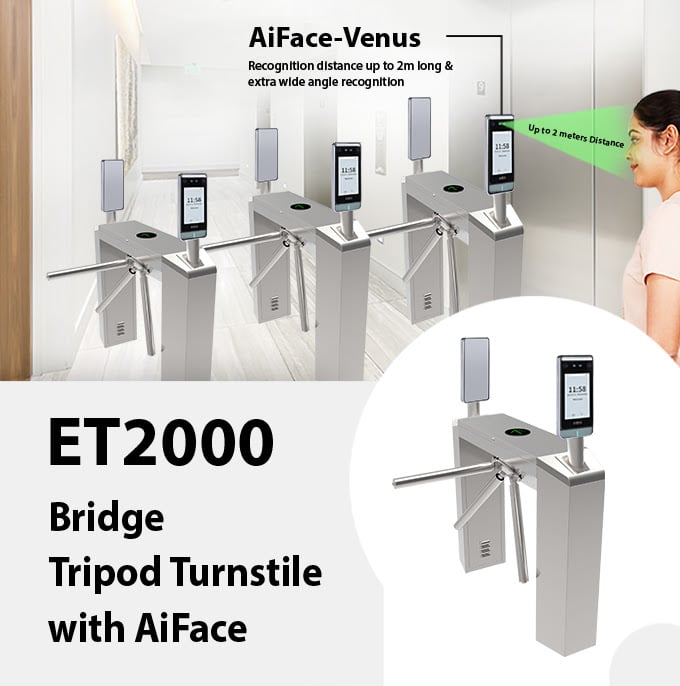 Bridge Tripod Turnstile with AiFace