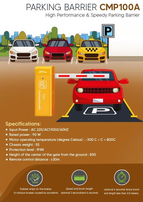 High Performance Speedy Parking Barrier CMP 100A