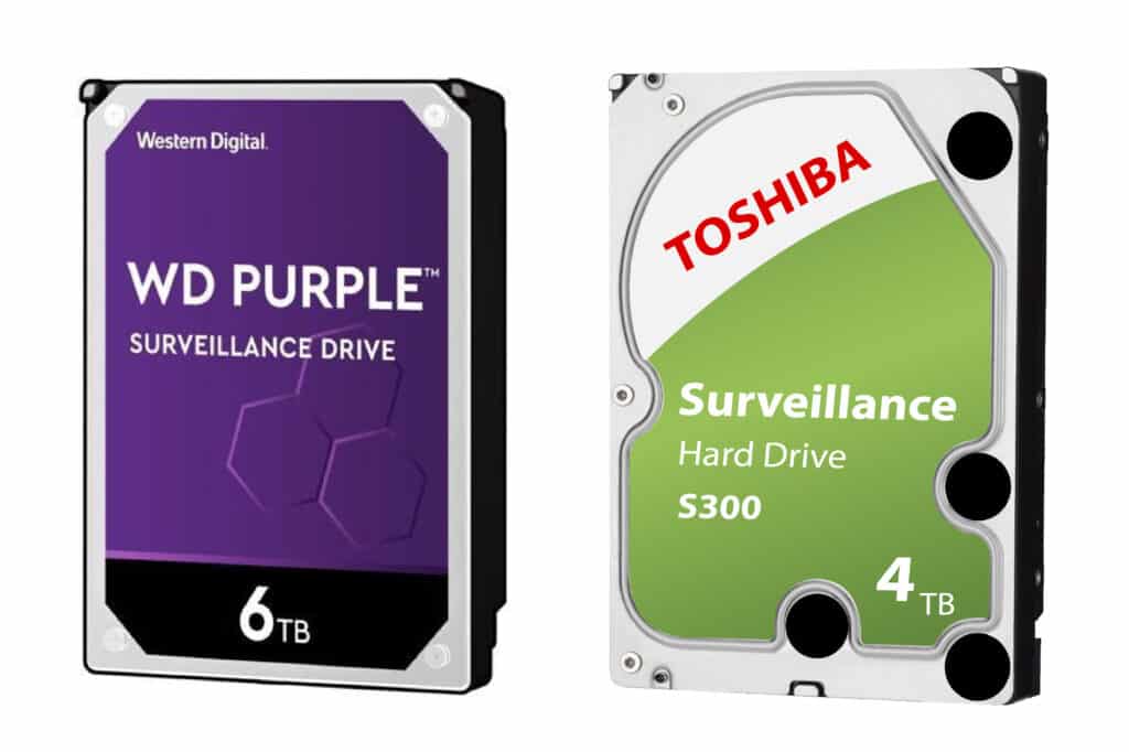 Hard disk for surveillance camera