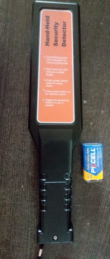 HHDM Hand Held Metal Detector