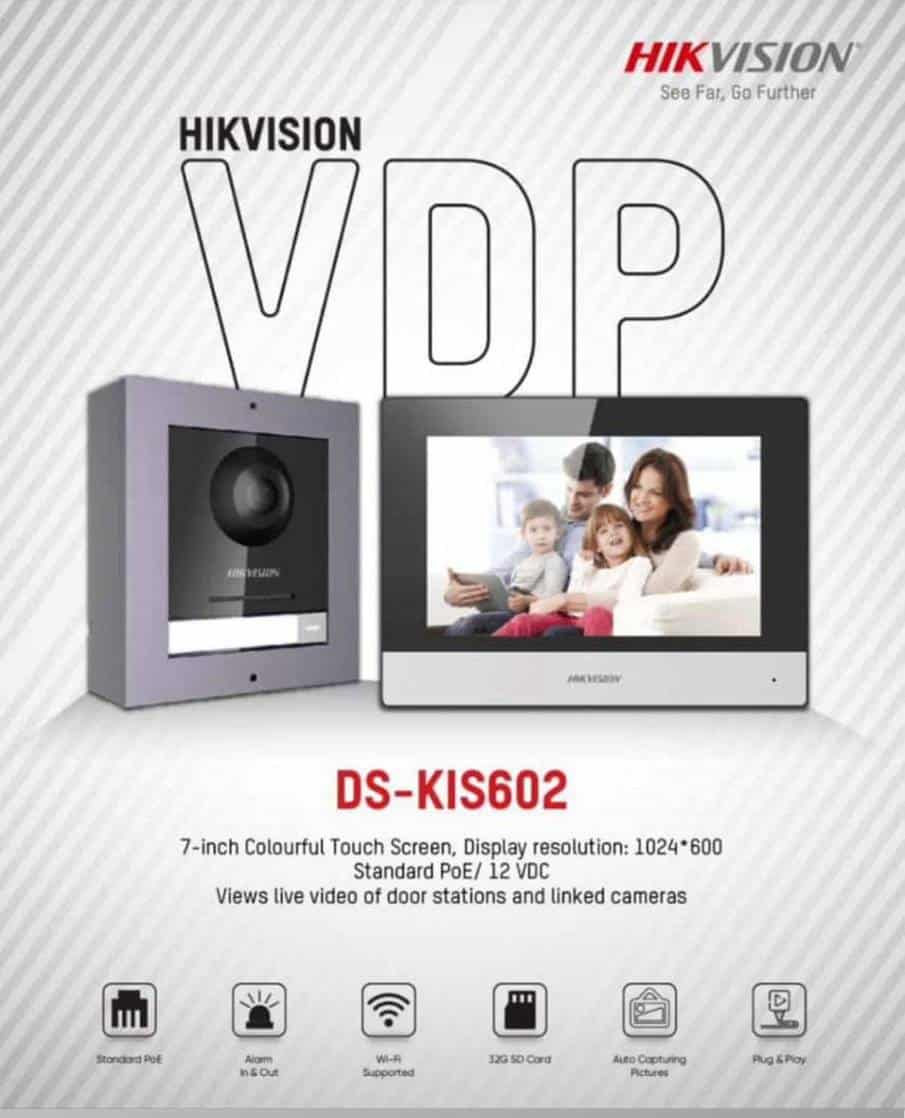Hikvision IP DS-KIS602 IP Video Door Phone Kit