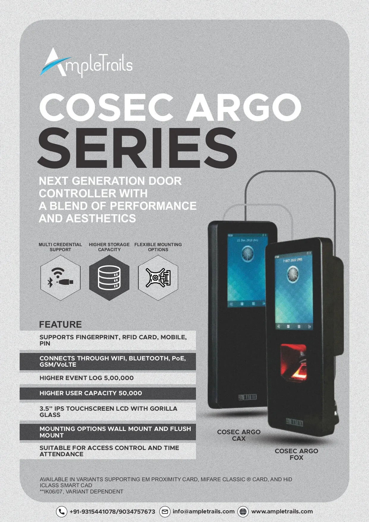 COSEC ARGO ATTENDANCE MACHINE