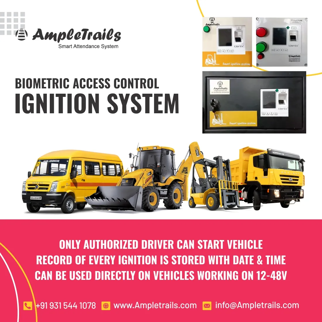 Forklift Biometric Security System