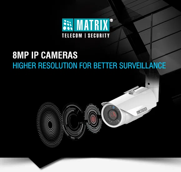 8MP IP cameras Matrix 