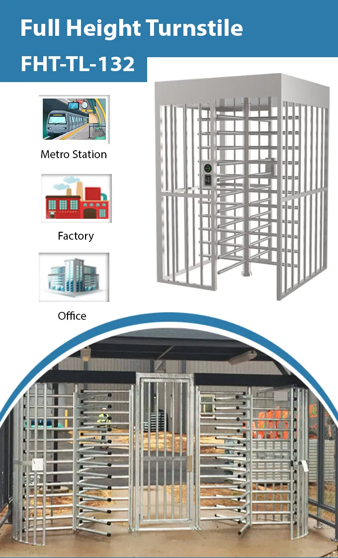 Full Height Turnstile Price — Access Control Turnstile Gates India