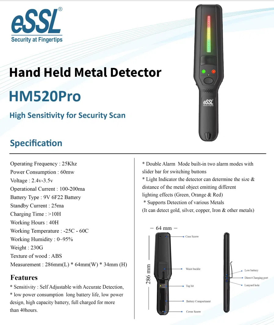 HHMD eSSL HM520Pro