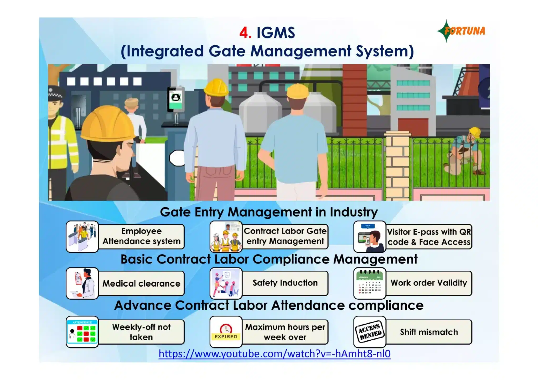 Gate pass management system Integrated Gate Management System