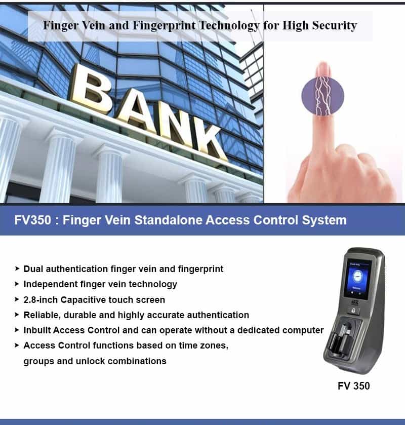Finger Vein Access control system FV350