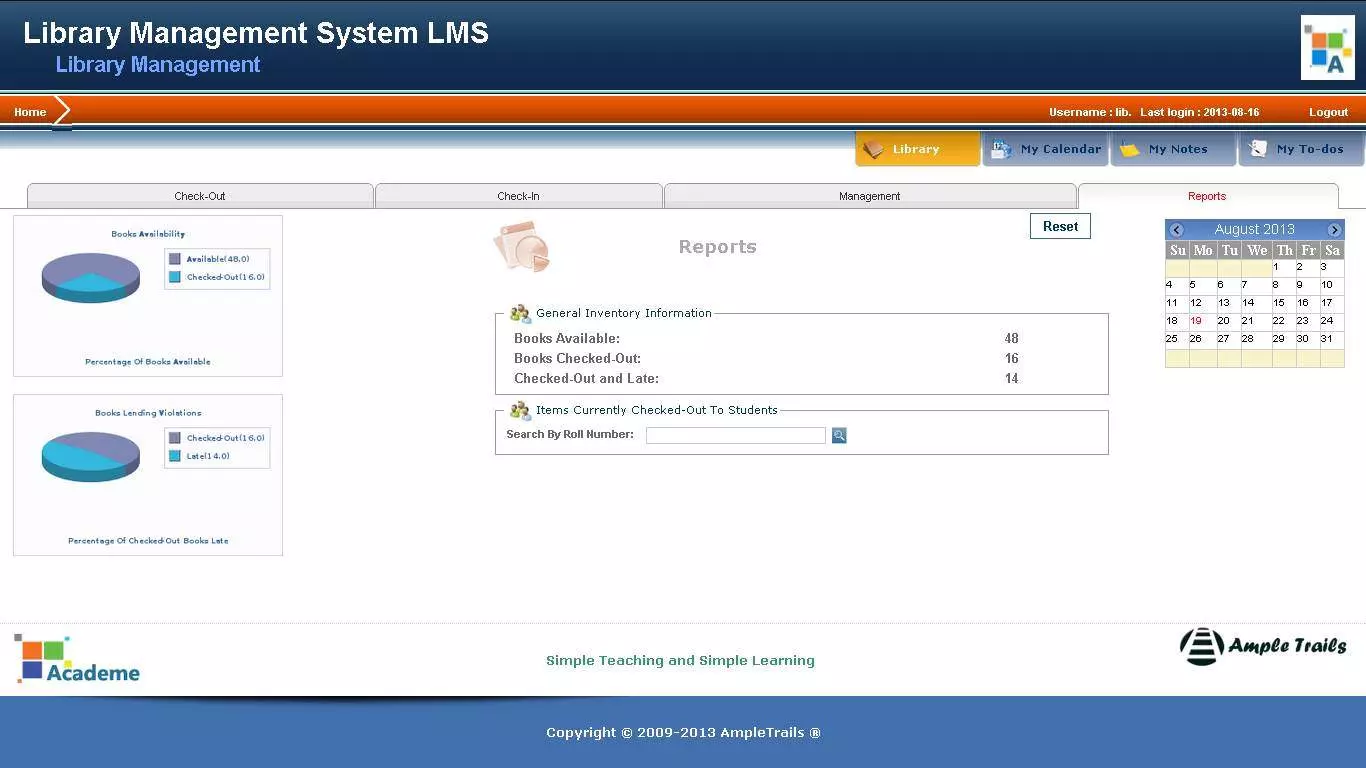 Library Management System LMS