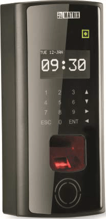 Fingerprint and card based access control system