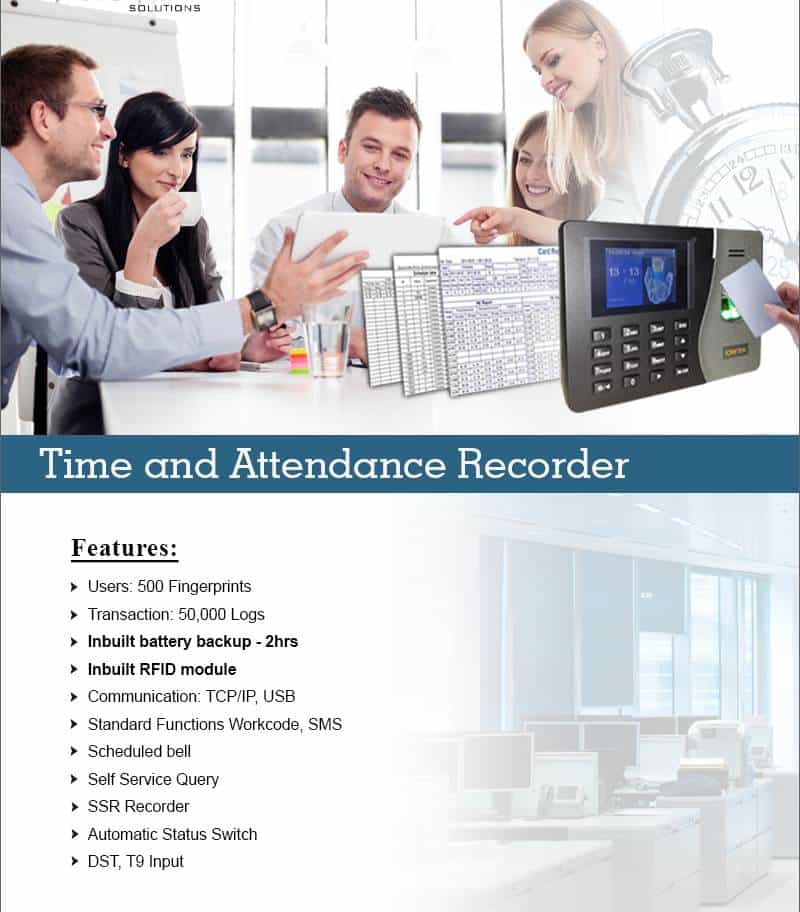 Time Attendance Record machine