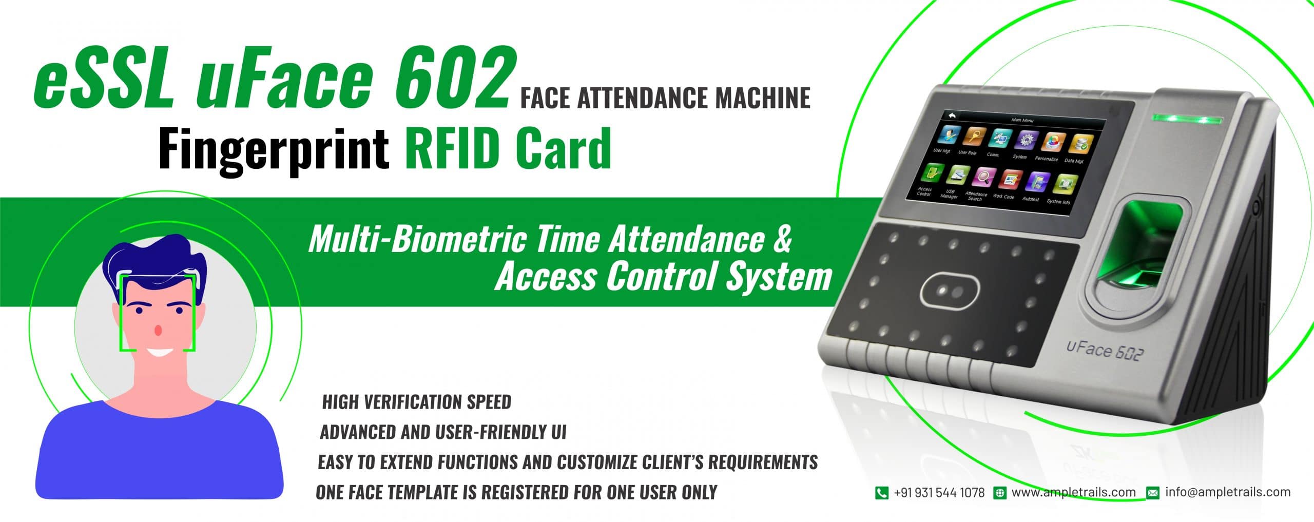 eSSL Uface 602 Face Attendance Machine