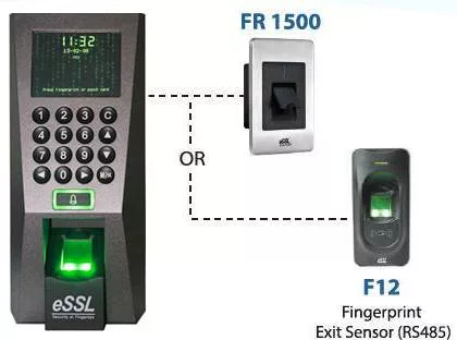 Biometric Fingerprint Attendance Machine F18 With F12