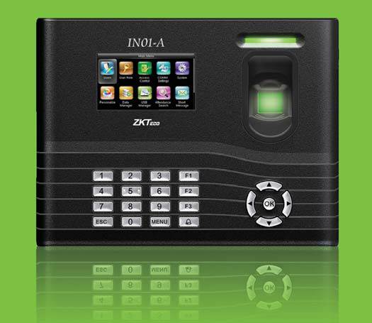 Biometric Fingerprint Time Attendance Access Control IN01 ZKTeco