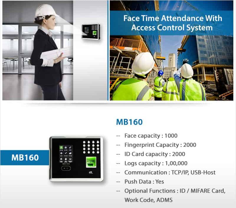 Face Attendance Machine eSSL MB160