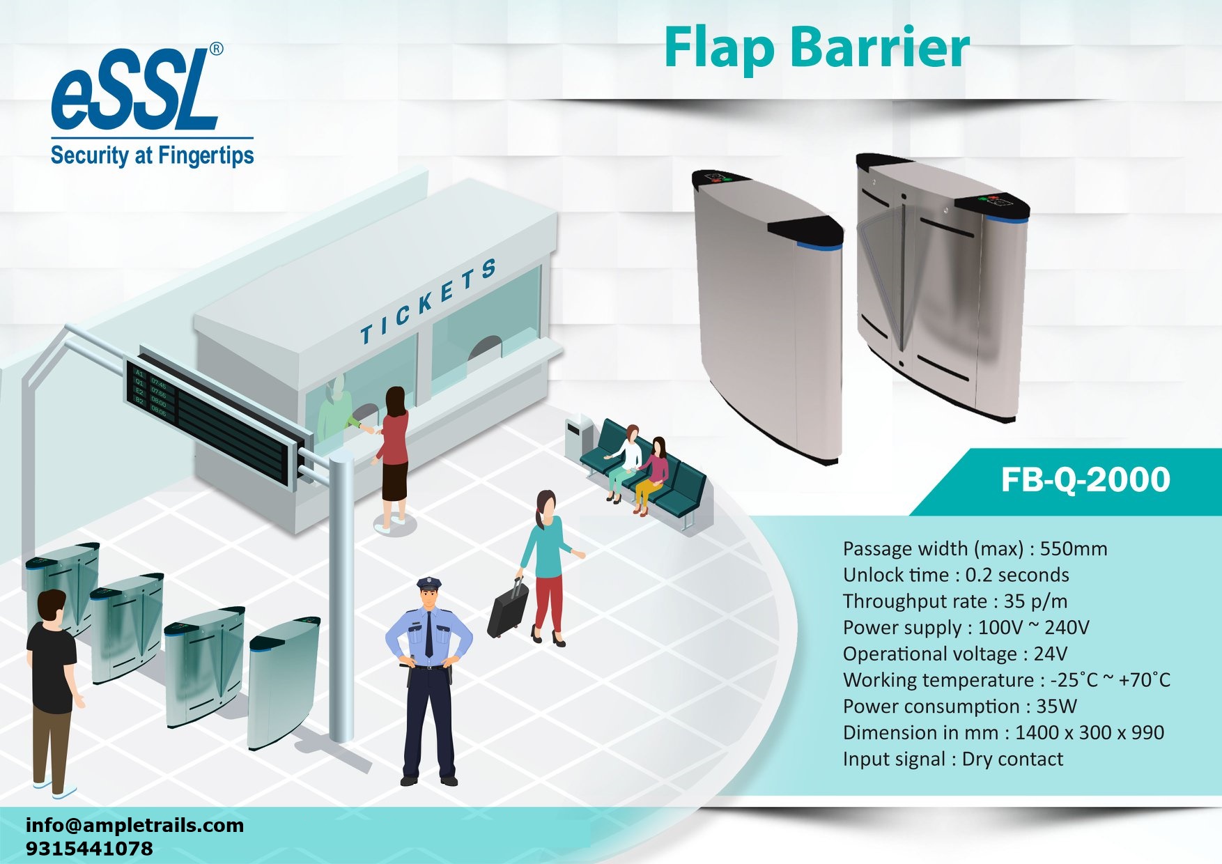 Flap Barriers in Gurgaon