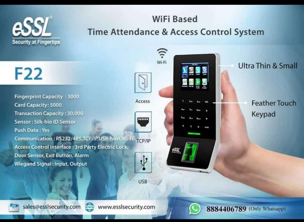 Wifi Attendance Machine eSSL F22