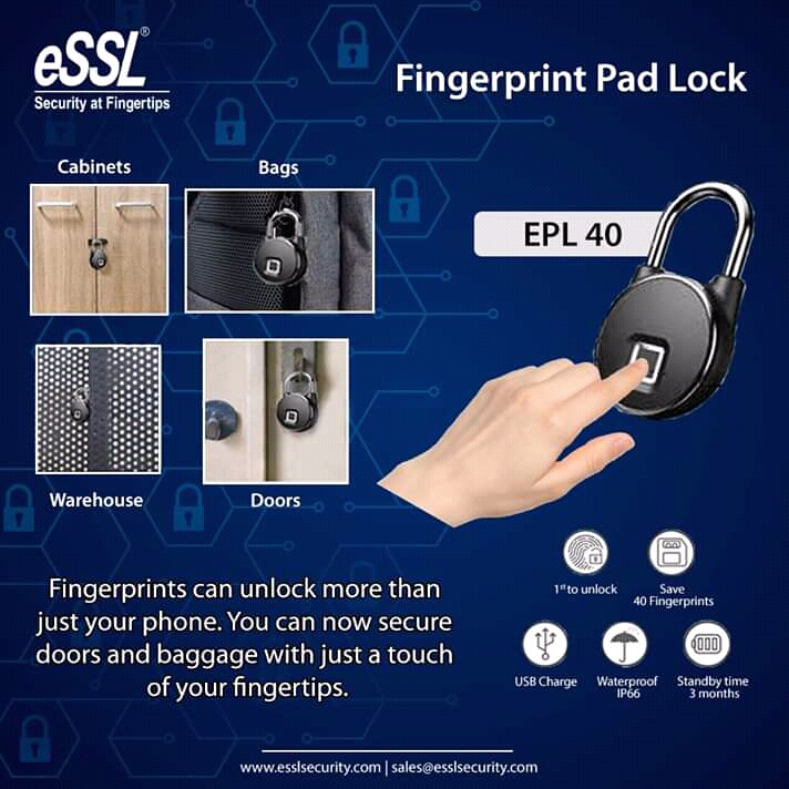 Fingerprint Pad Lock