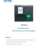eSSL AIface Uranus Face Attendance System
