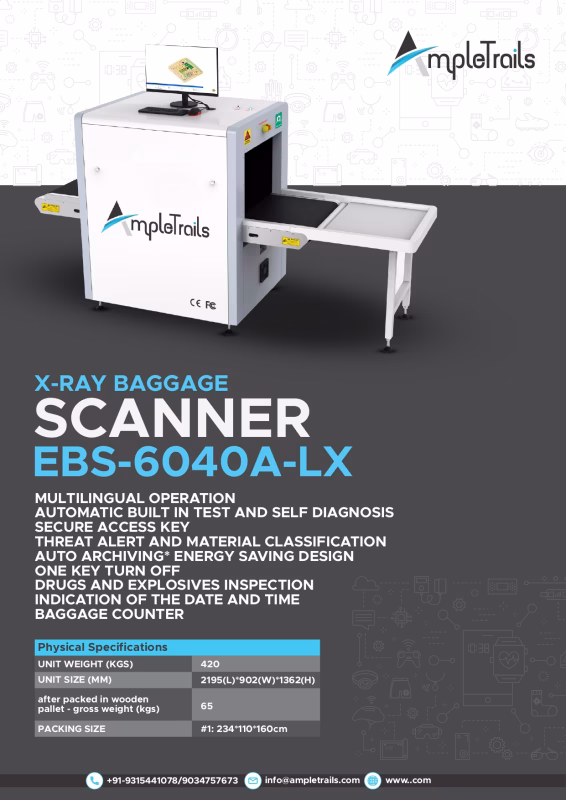 EBS-6040A-LX Baggage Scanner