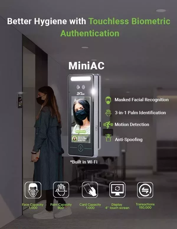 MiniAC - Facial & Palm Recognisation Time Attendance