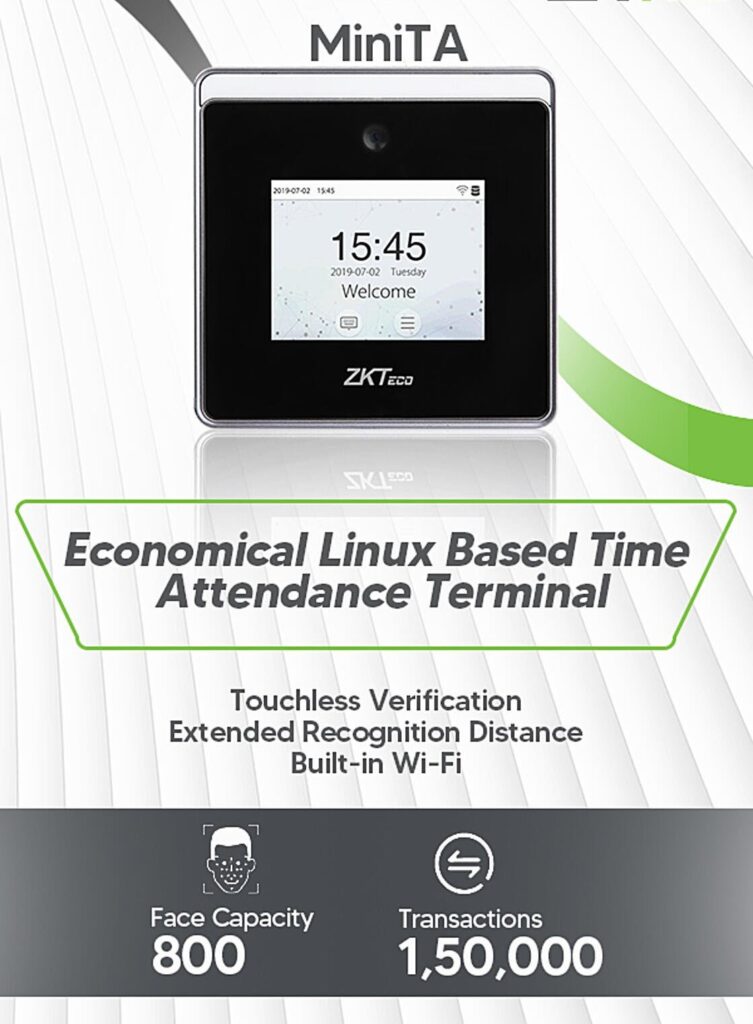 Touchless Economical Linux Based Time Attendance Terminal