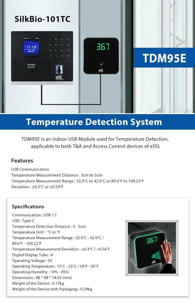 eSSL TDM95E Temperature Detection System