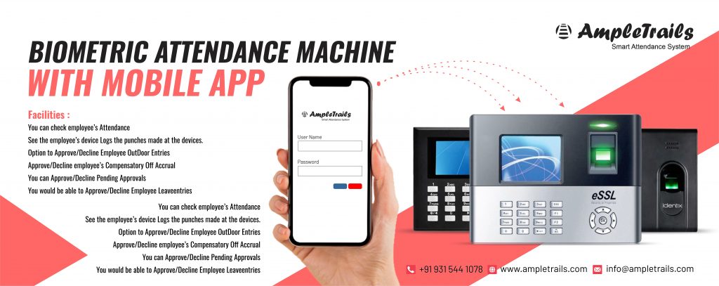 Biometric Attendance Machine with Mobile App