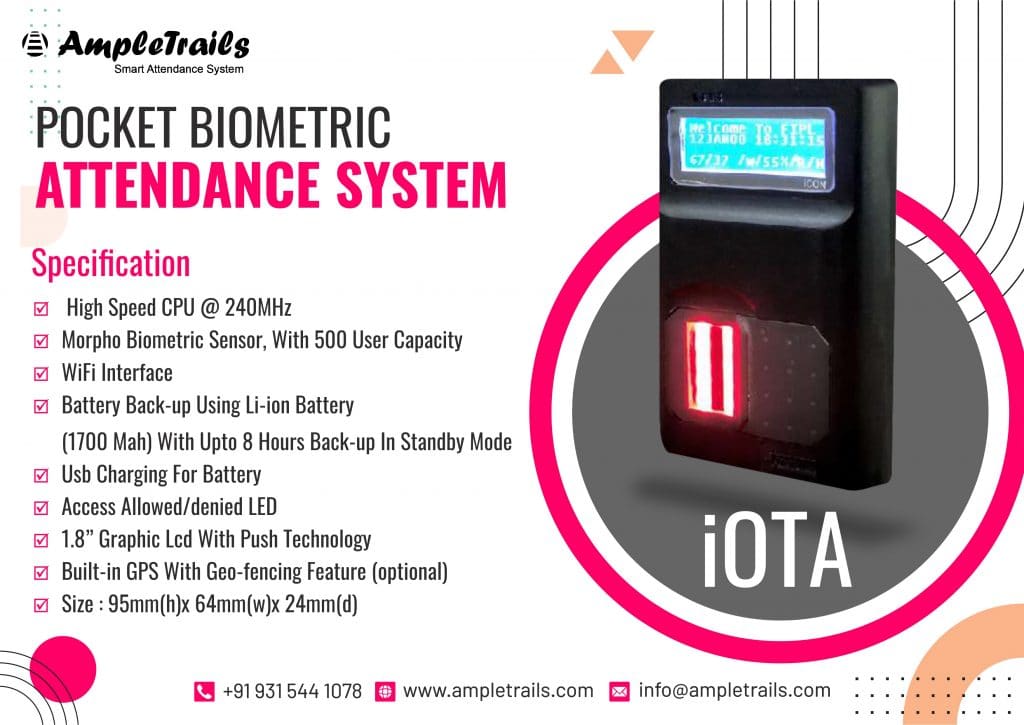 Portable Biometric Attendance System