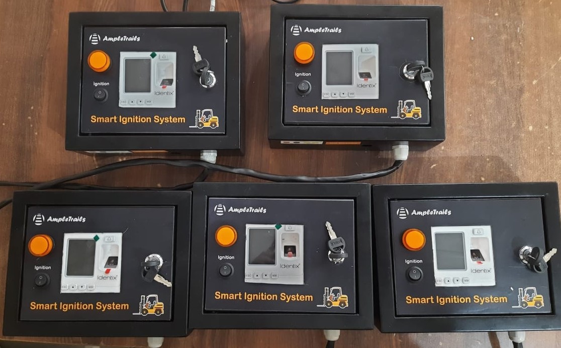 FORKLIFT BIOMETRIC ACCESS CONTROL SECURITY SYSTEM